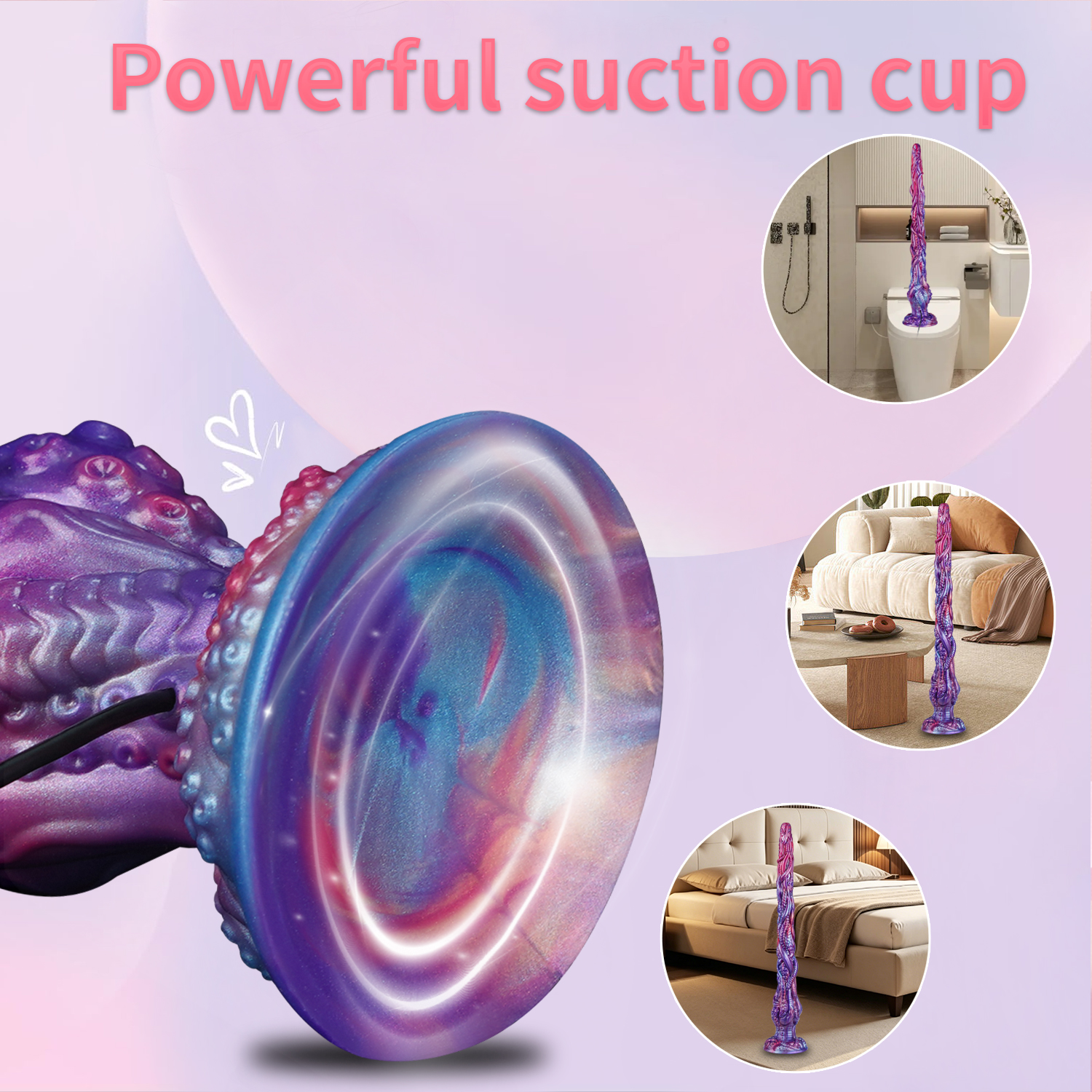 [Brand] Endoscope Camera Dildo – Fantasy Tentacle Silicone Anal Plug with HD Live Video, App-Connected Vaginal Viewer, Suction Cup G-Spot Massager for Women, Men & Couples
