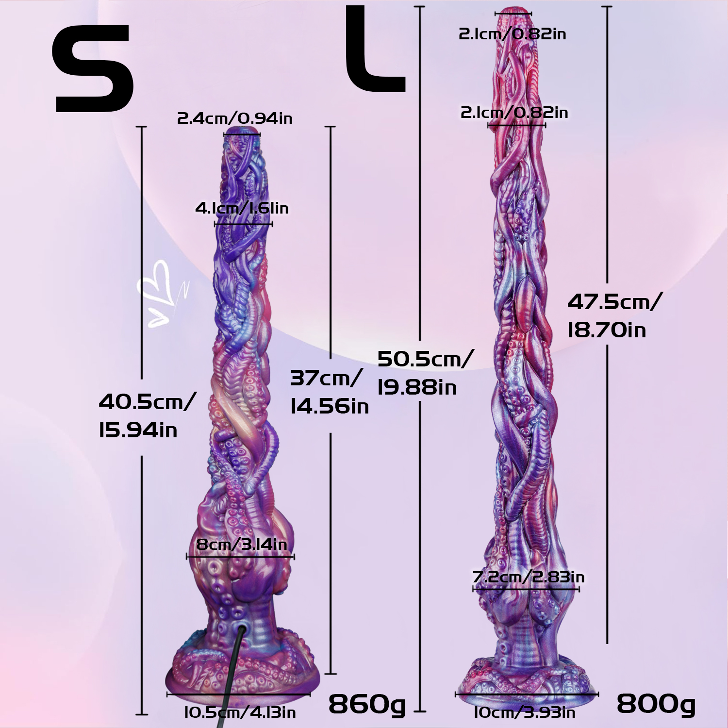 [Brand] Endoscope Camera Dildo – Fantasy Tentacle Silicone Anal Plug with HD Live Video, App-Connected Vaginal Viewer, Suction Cup G-Spot Massager for Women, Men & Couples