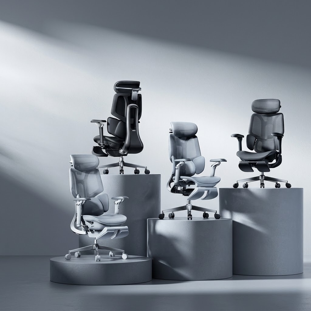 AI Lumbar-Tracking Ergonomic Chair