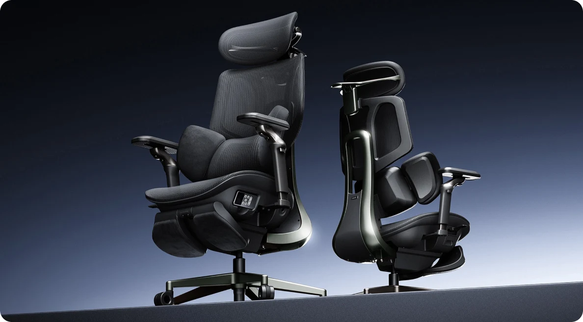 AI Lumbar-Tracking Ergonomic Chair