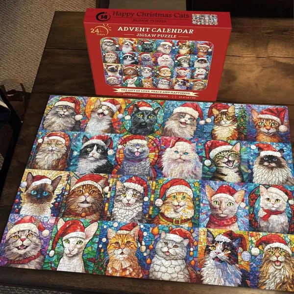 Christmas Advent Calendar Jigsaw Puzzle 1000pcs