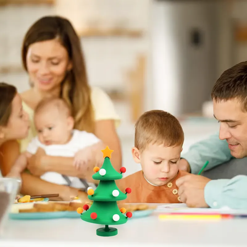 3D Printed Dancing Christmas Tree Decompression Toy: Festive Fun & Stress Relief in One!