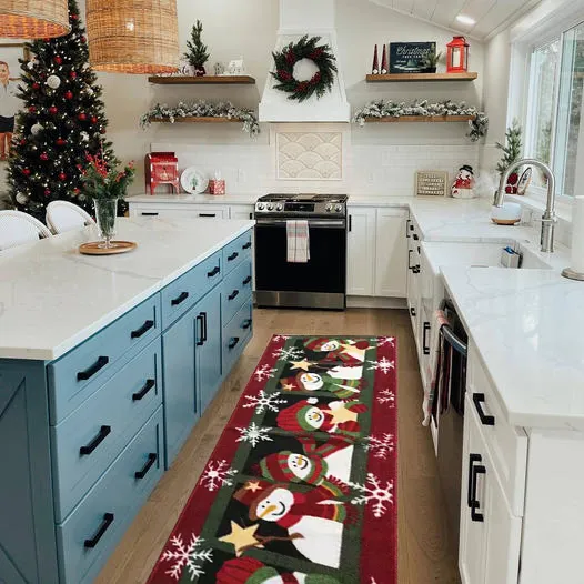 Christmas Rug - Anti-bacterial, Environmental, Washable