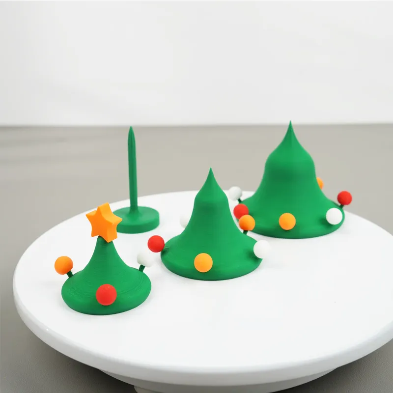 3D Printed Dancing Christmas Tree Decompression Toy: Festive Fun & Stress Relief in One!