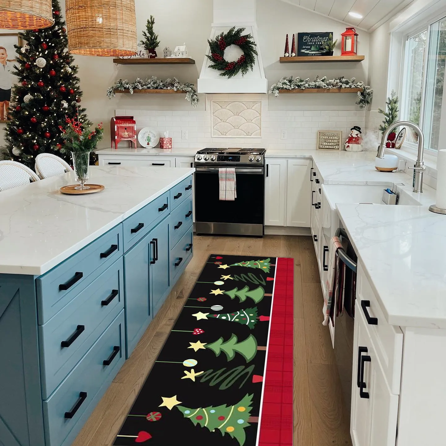 Christmas Rug - Anti-bacterial, Environmental, Washable