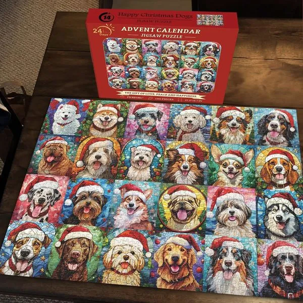 Christmas Advent Calendar Jigsaw Puzzle 1000pcs