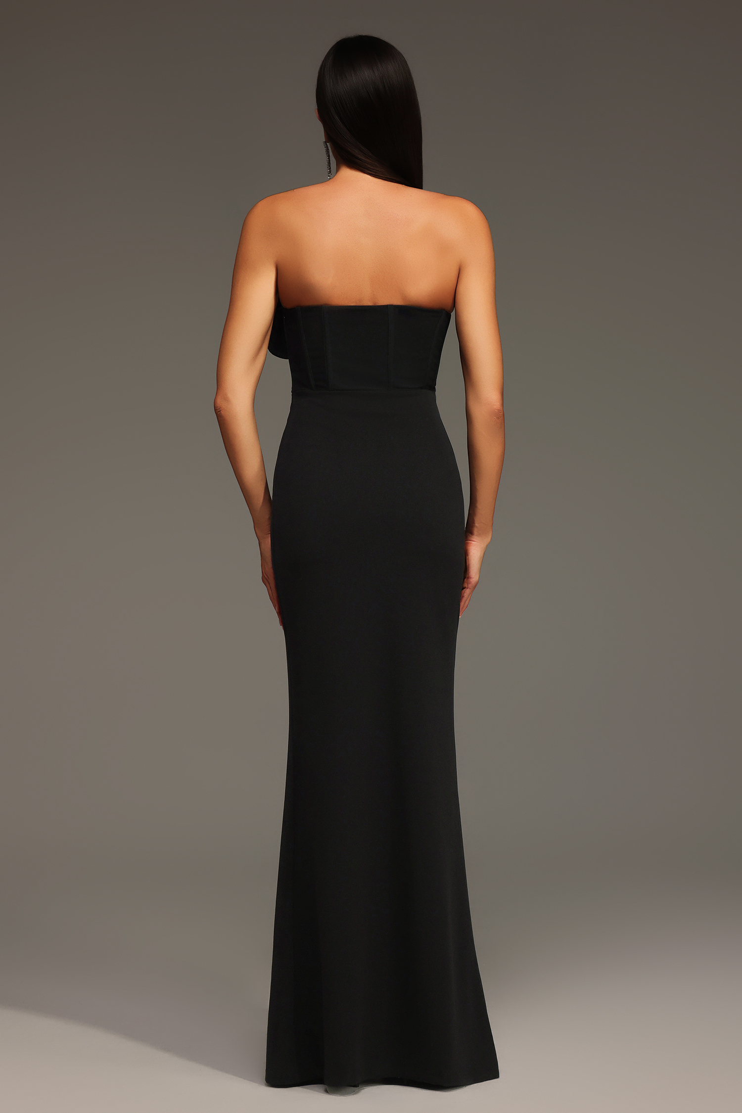 Stretchy Sleeveless Flowers Slit Bandage Maxi Dress