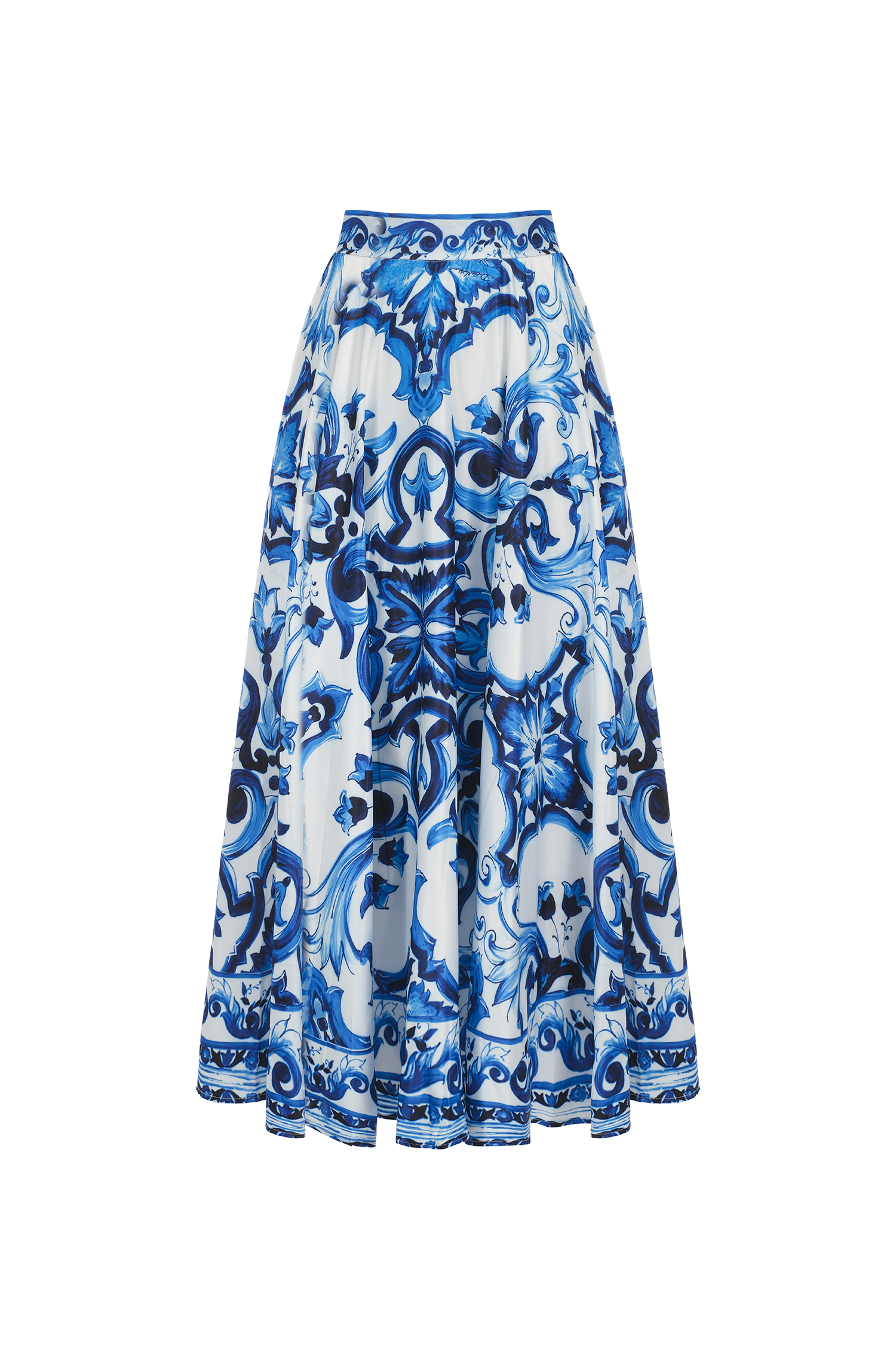 Kaona Halter Floral Printed Top And Skirt Two-Piece Set
