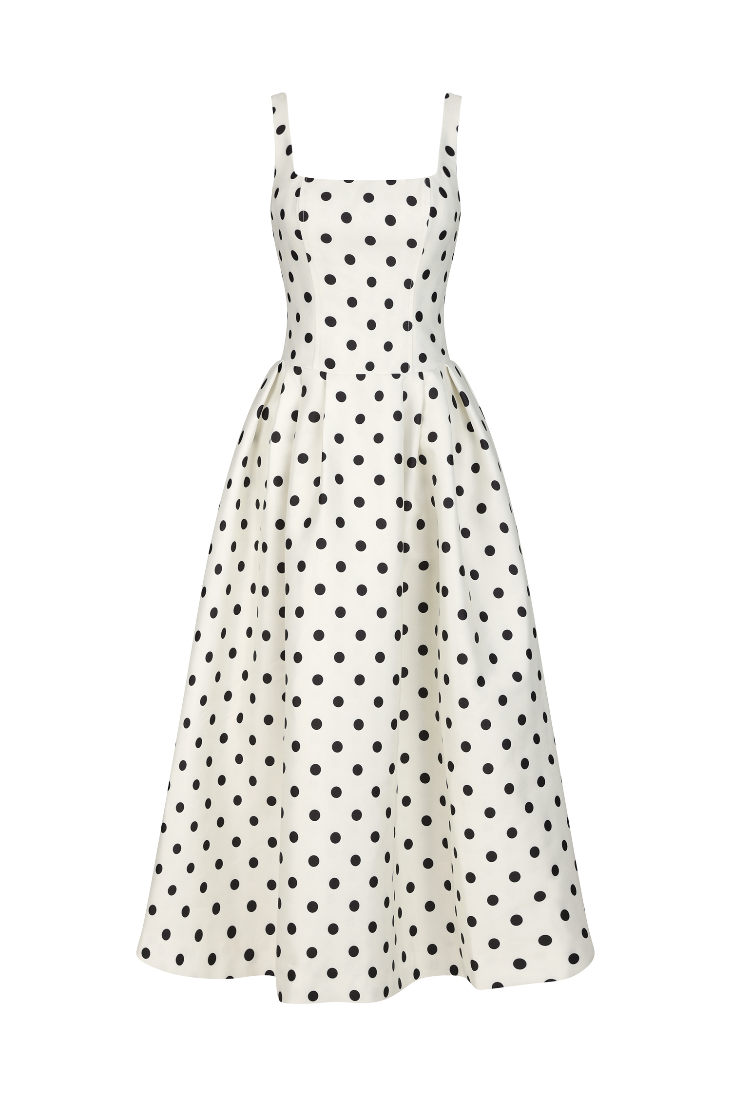 Zada Sleeveless Wave Point Maxi Dress