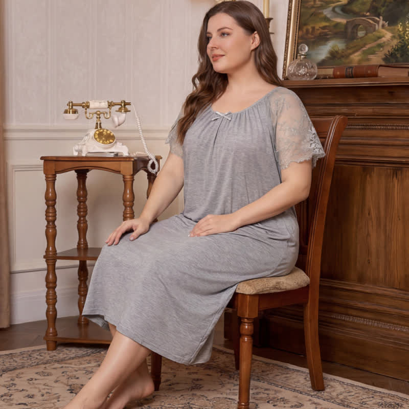 Lace Sleeve Sleep Loungewear - image 2