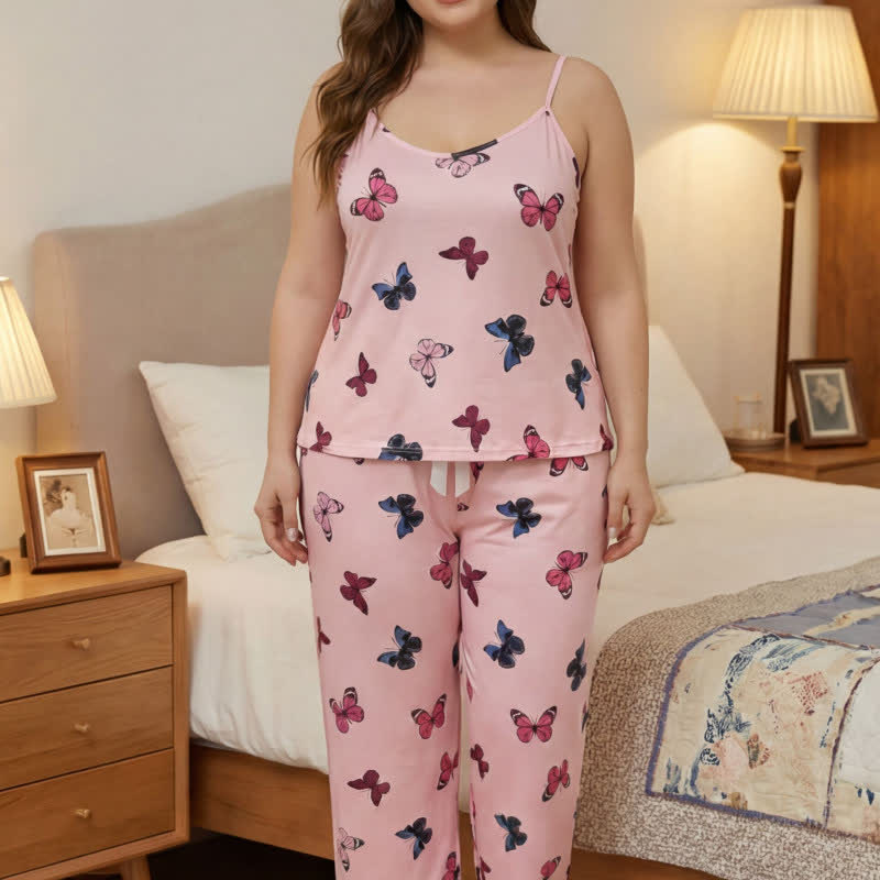 Butterfly Satin Pajama Set - image 1