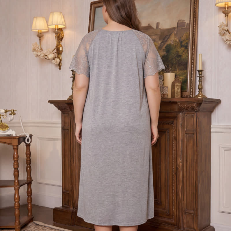 Lace Sleeve Sleep Loungewear - image 4