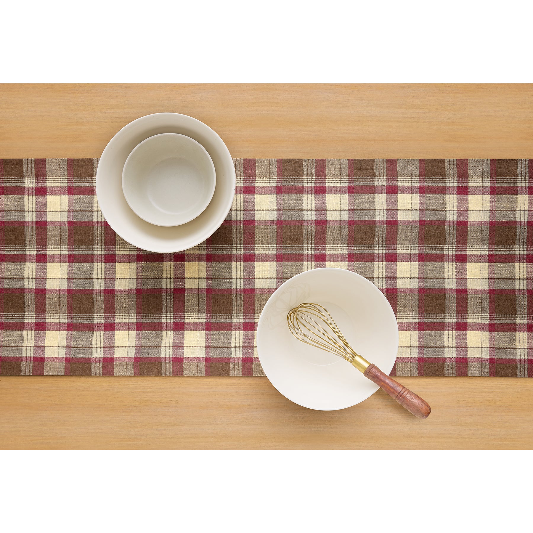 Rustic Plaid Table Runner