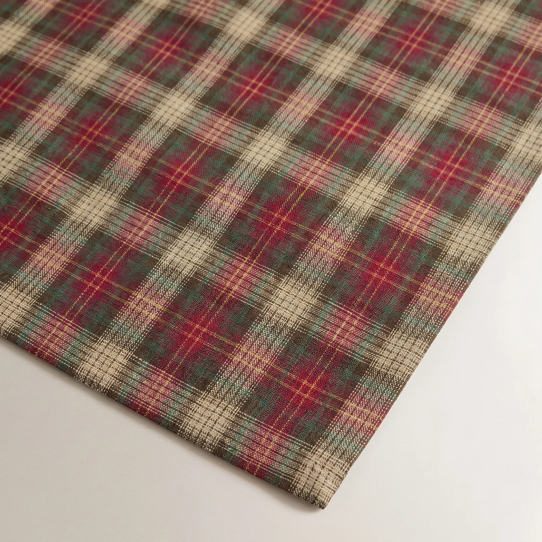 Plaid Table Throw