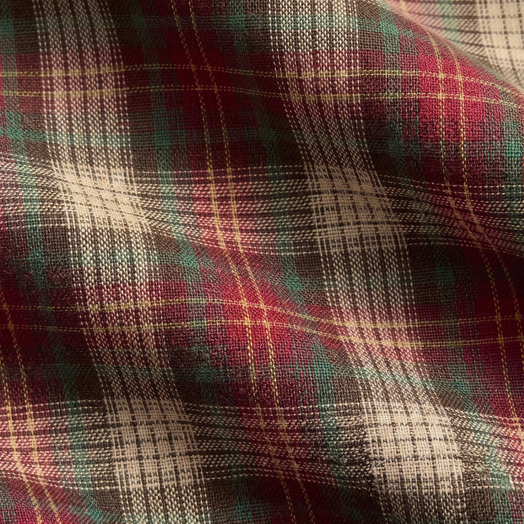 Plaid Table Throw