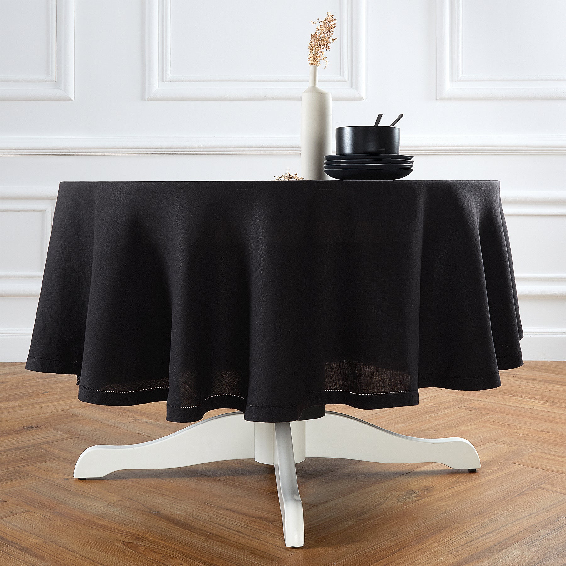 Sonoma Hemstitch Round Tablecloth