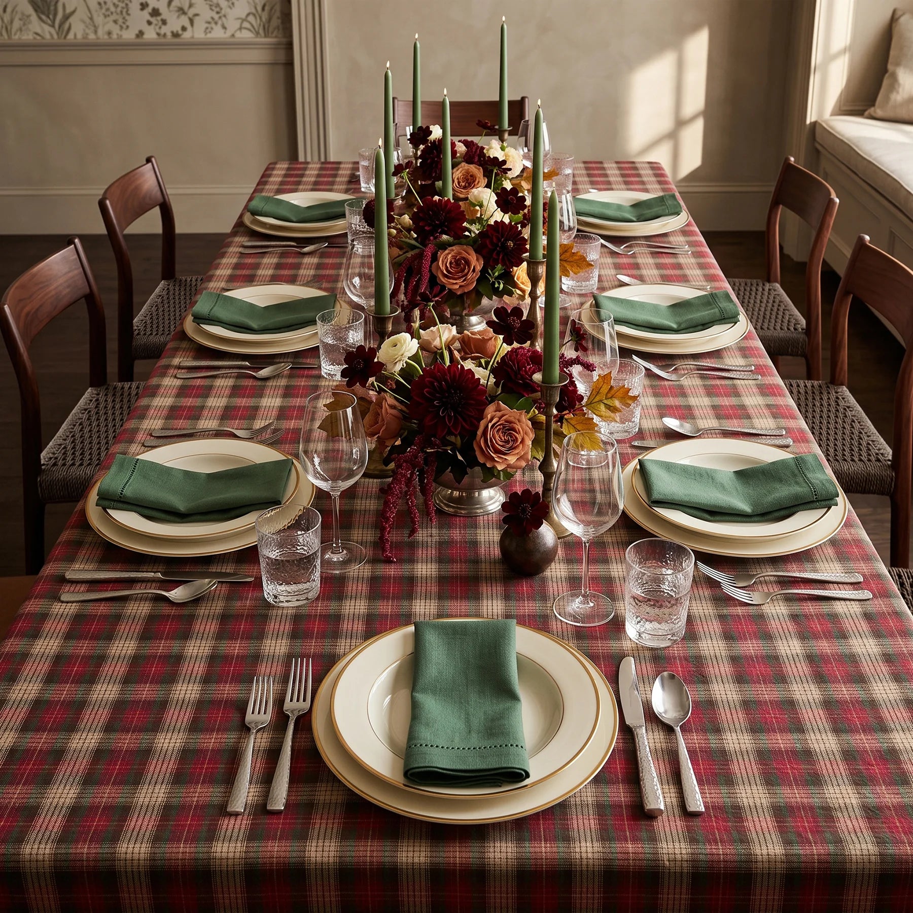  Plaid Tablecloth