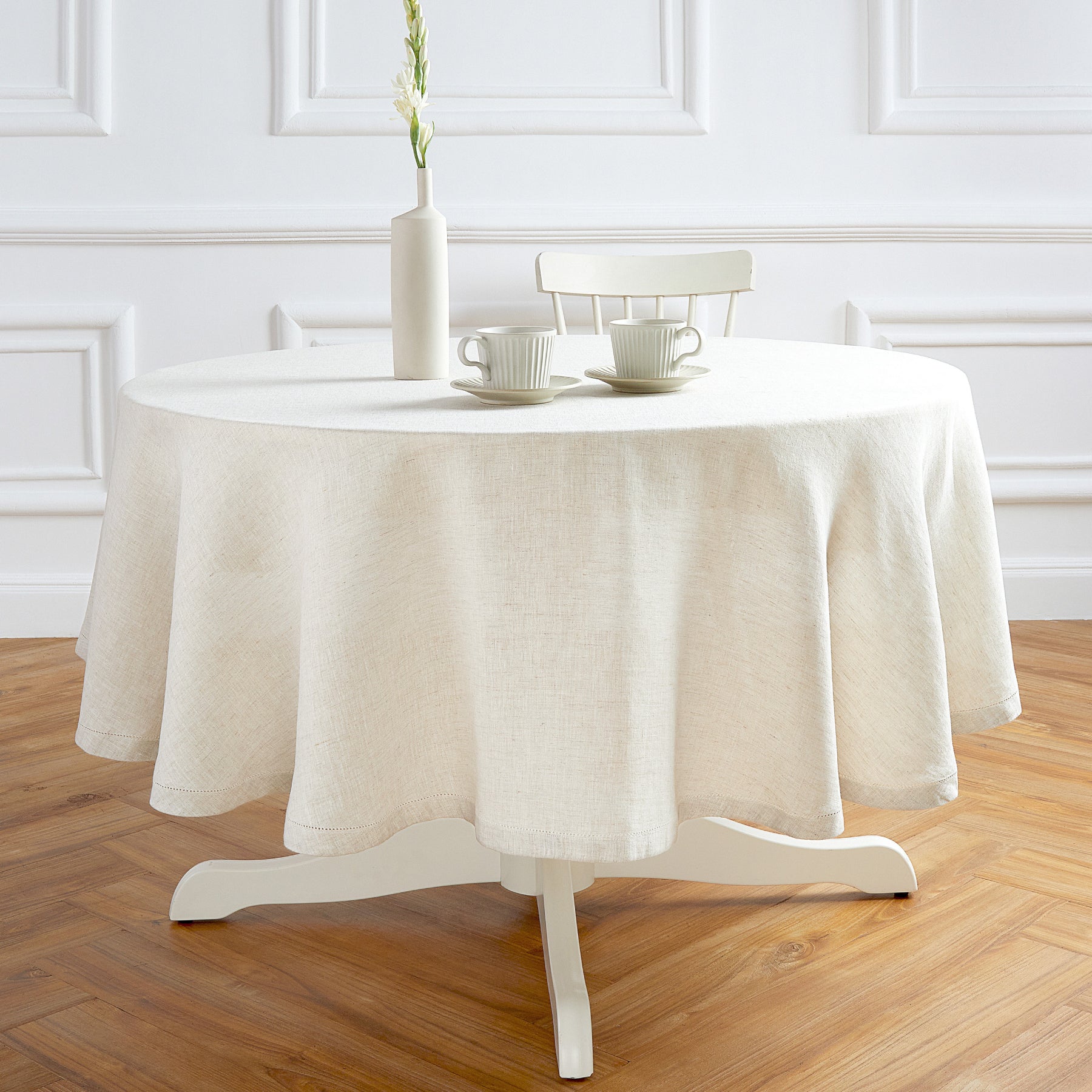 Sonoma Hemstitch Round Tablecloth