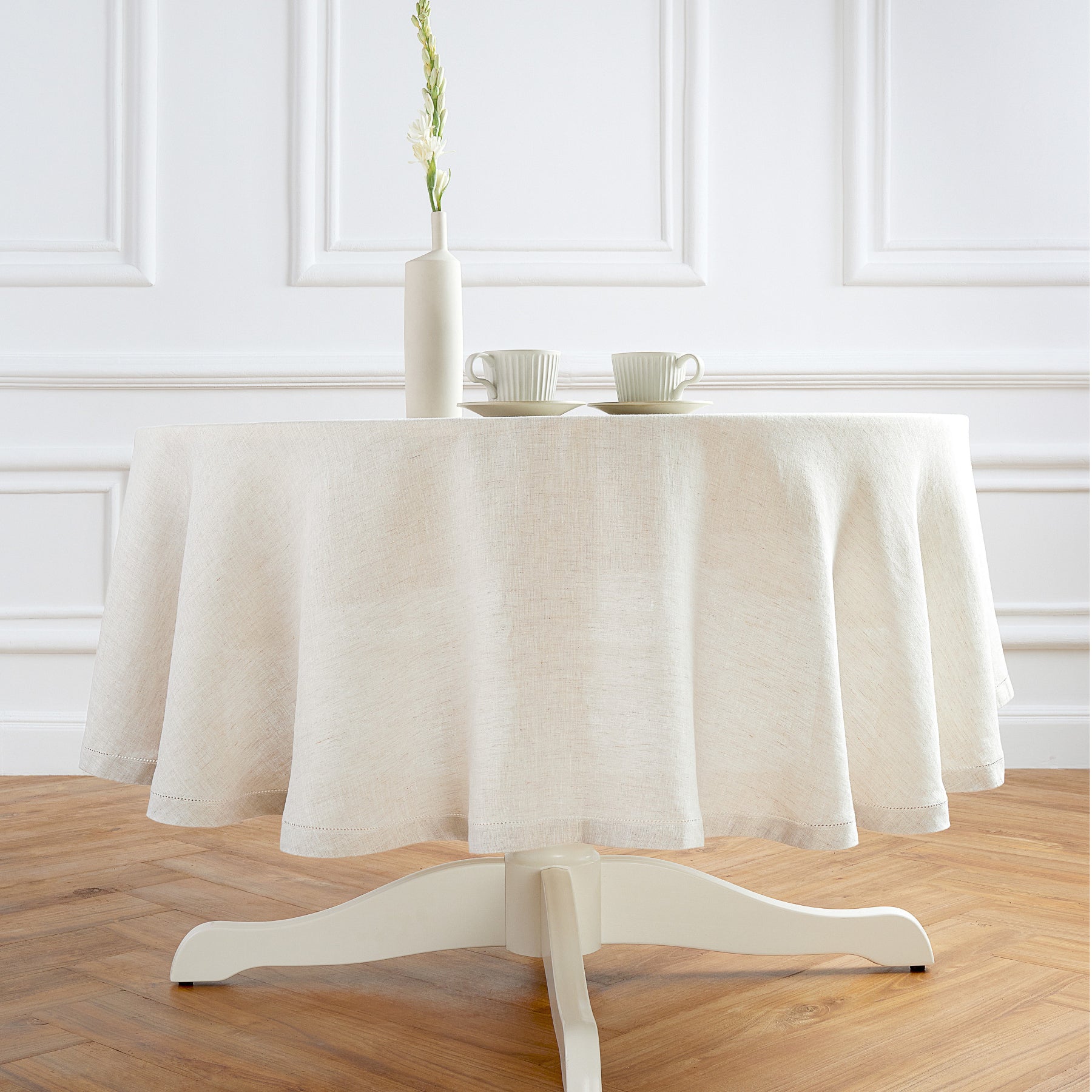 Sonoma Hemstitch Round Tablecloth