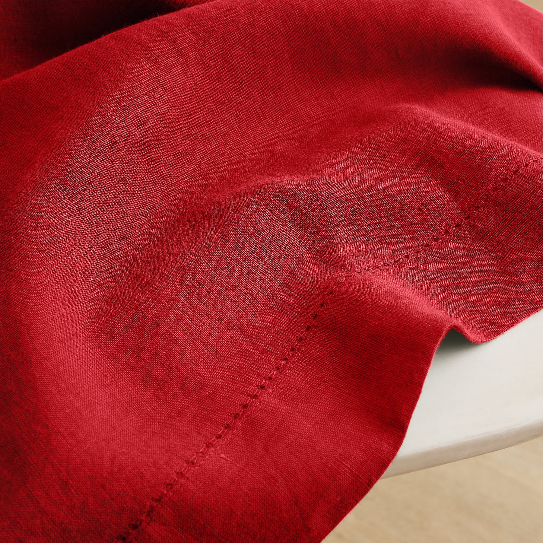 Sonoma Hemstitch Round Tablecloth