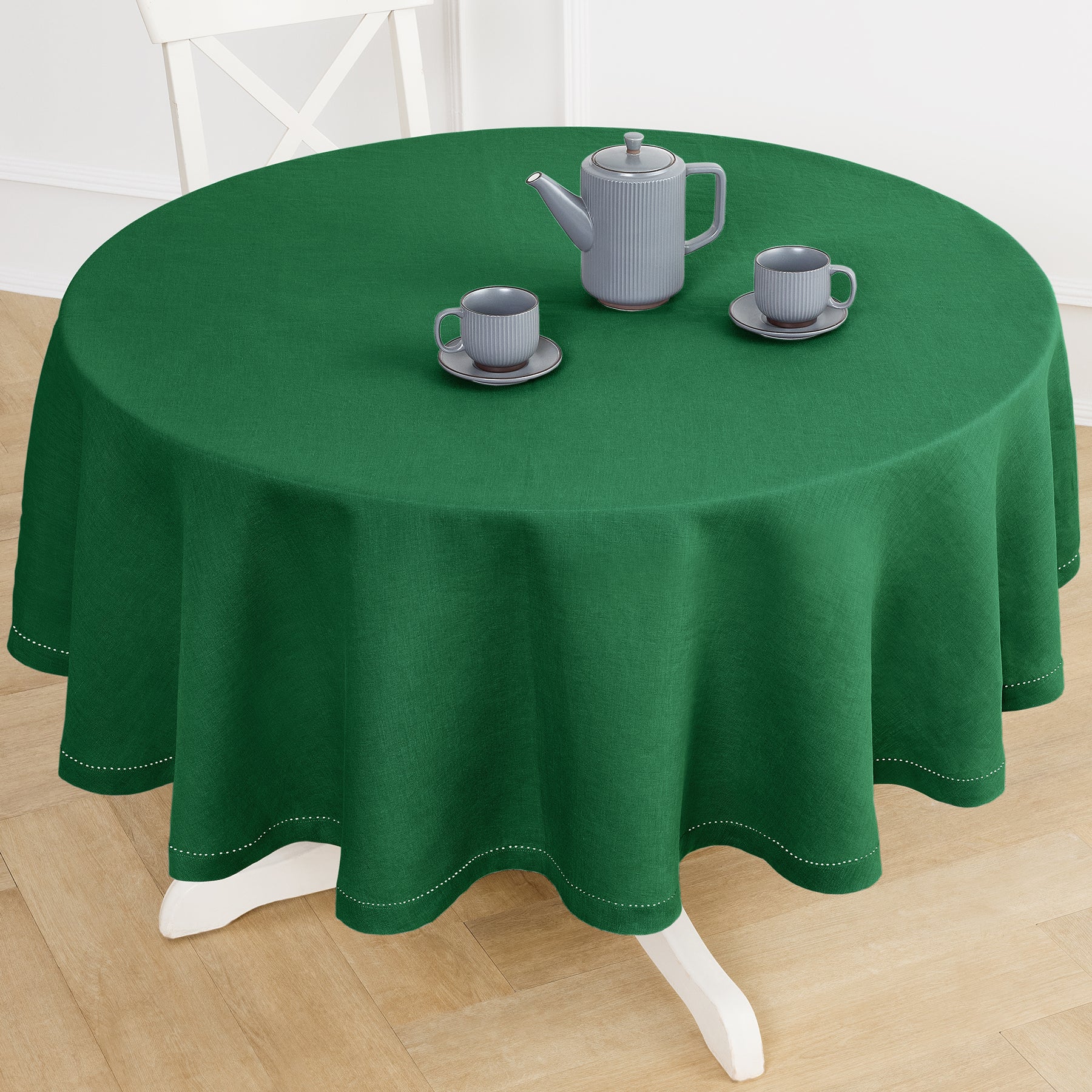Sonoma Hemstitch Round Tablecloth