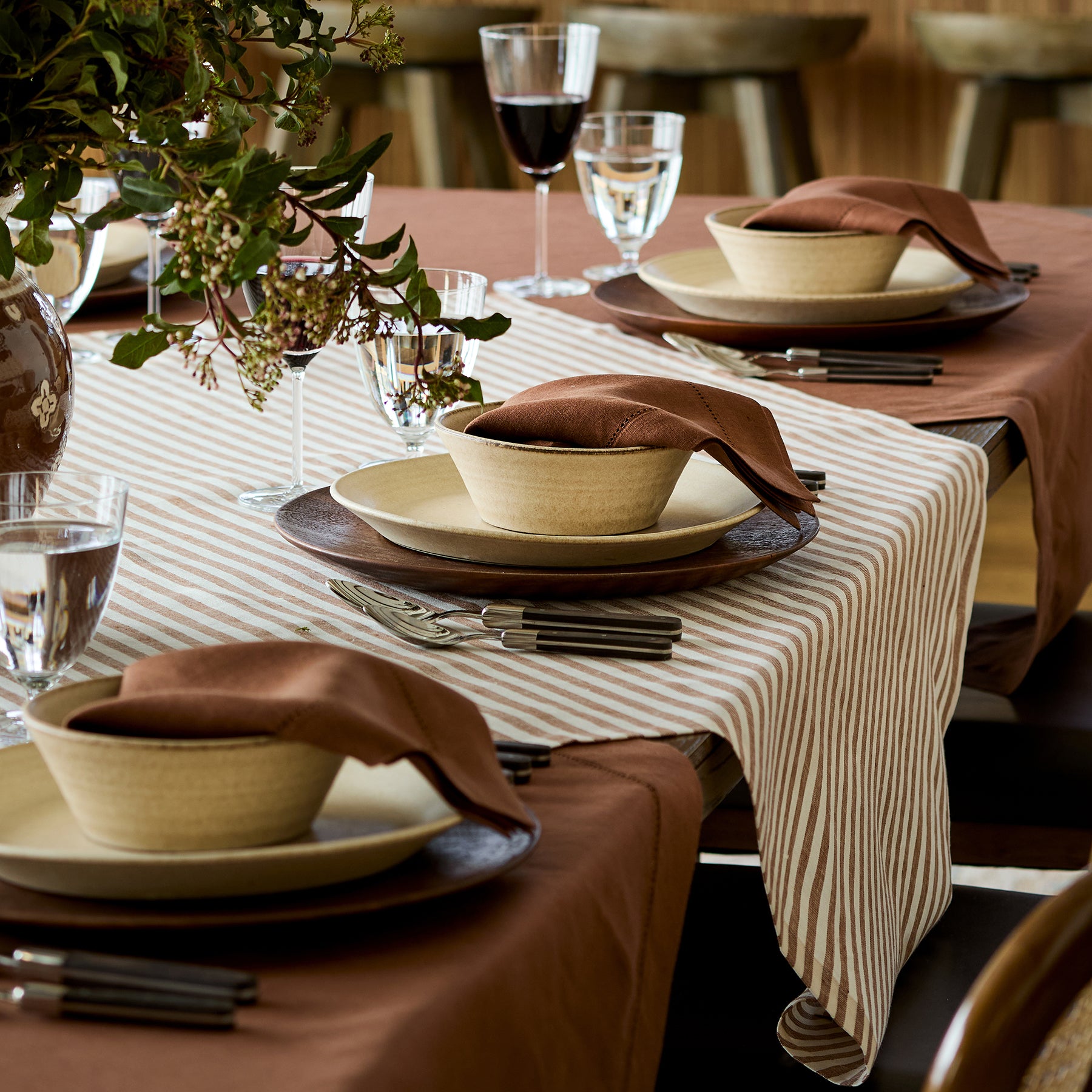 Amalfi Stripe Table Throw