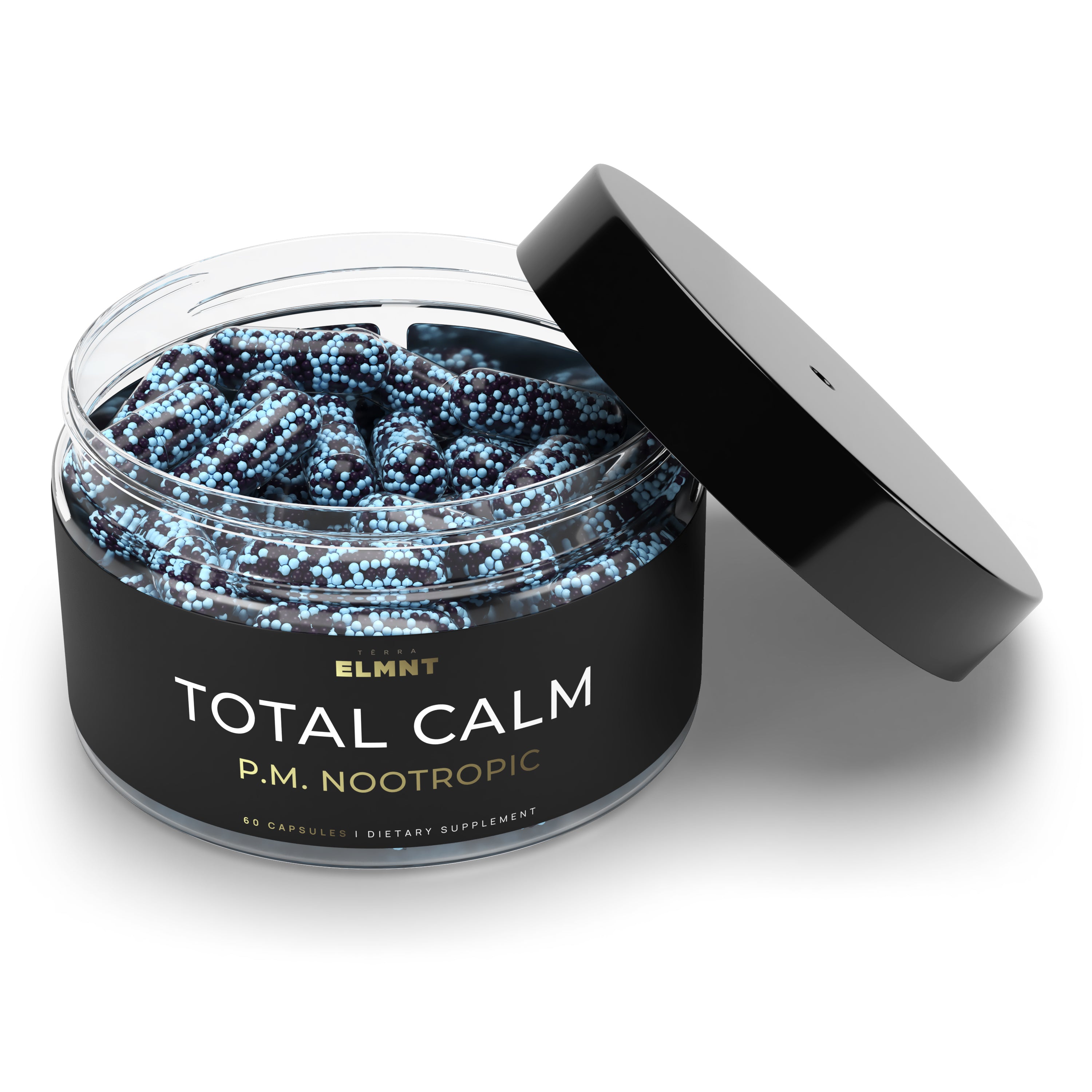 AMPM Nootropic Total Focus + Calm 9X Strength w. Caffeine, L-Theanine, Alpha GPC, L-Tyrosine, Ashwagandha
