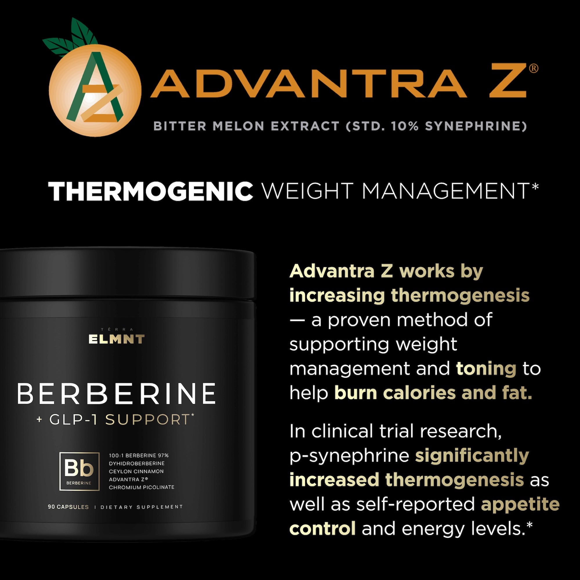 1,950mg GLP-1 Berberine Weight Loss Supplement + Dihydroberberine, Ceylon Cinnamon, Chromium Picolinate, Bitter Melon