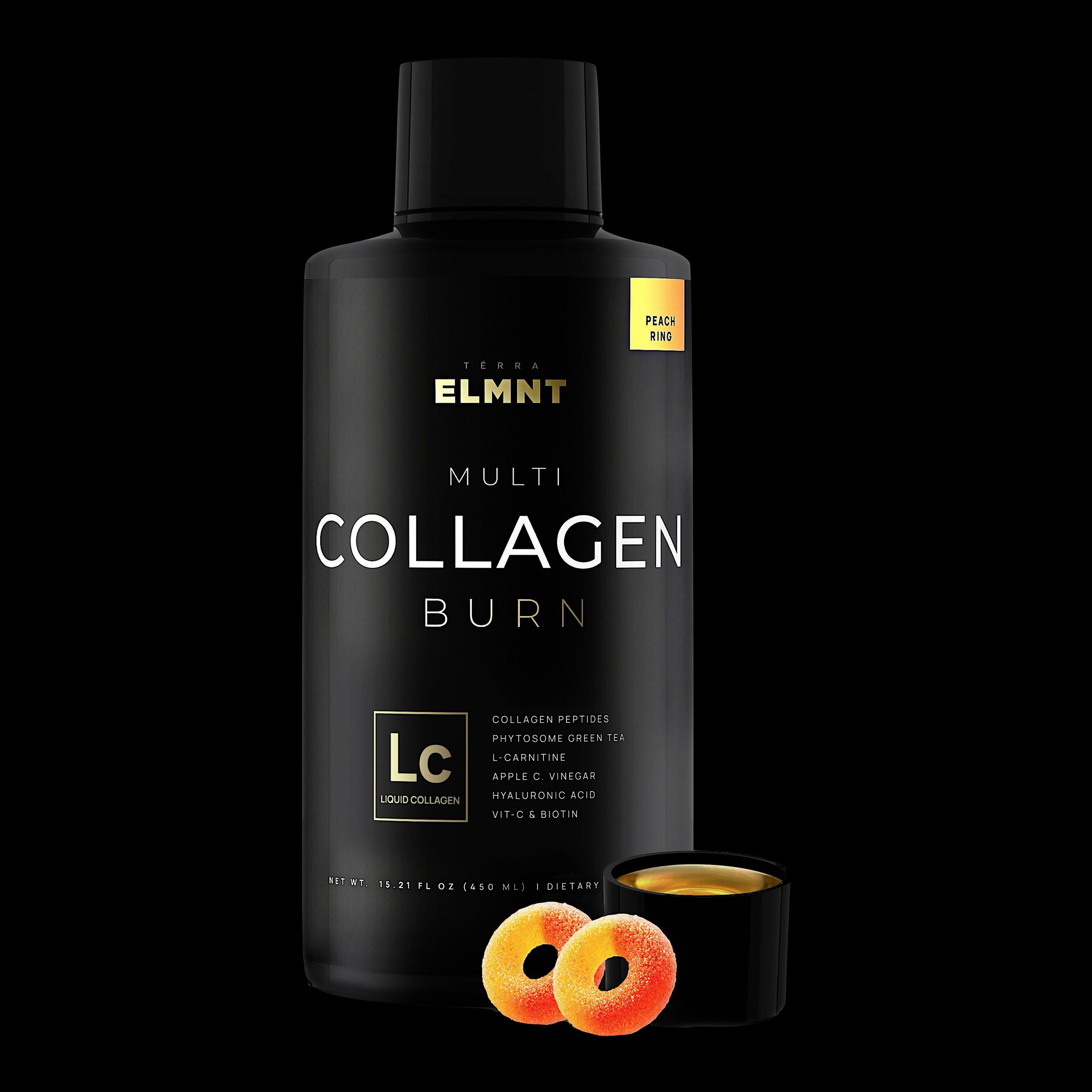 Premium Liquid Collagen for Women Weight Loss & Beauty w. Hyaluronic Acid, Biotin, L-Carnitine, Apple C Vinegar