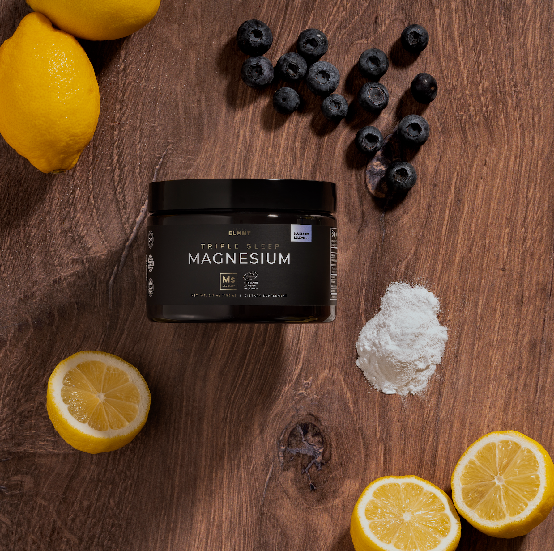 Triple Sleep Magnesium L-Threonate Powder w. Apigenin, L-Theanine + Melatonin