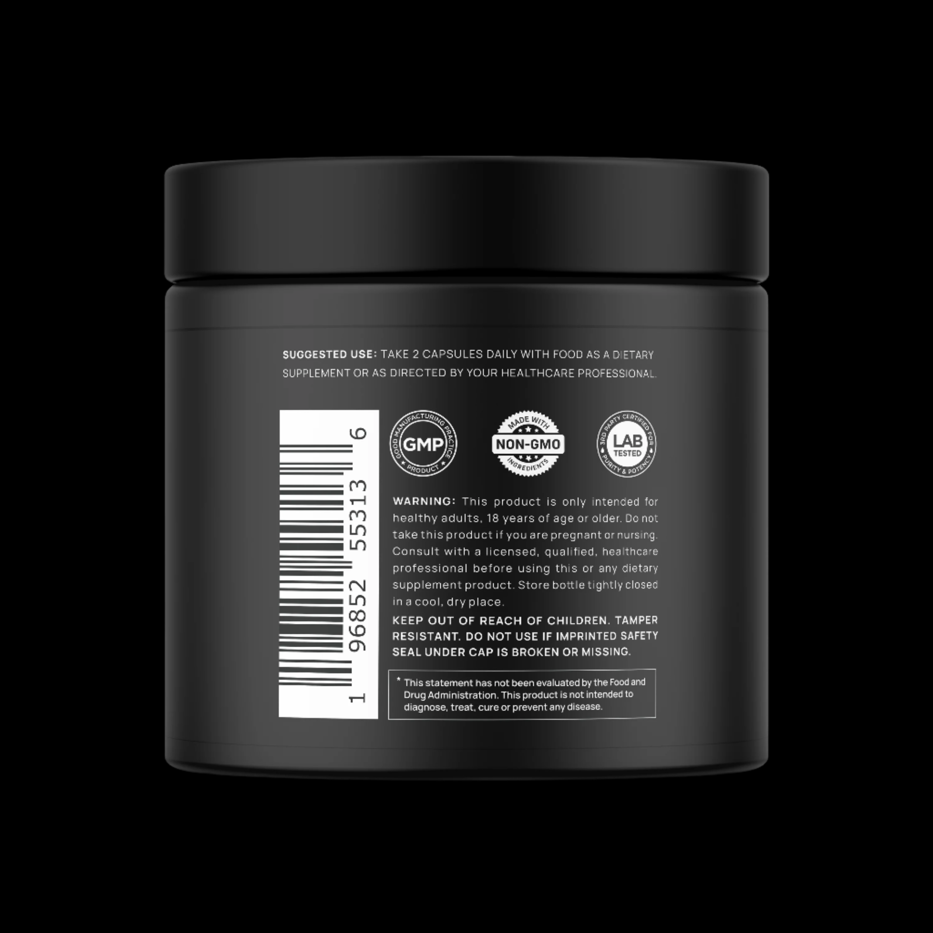16x Strength Lions Mane Supplement Capsules Super Nootropic w. Ashwagandha & Rhodiola