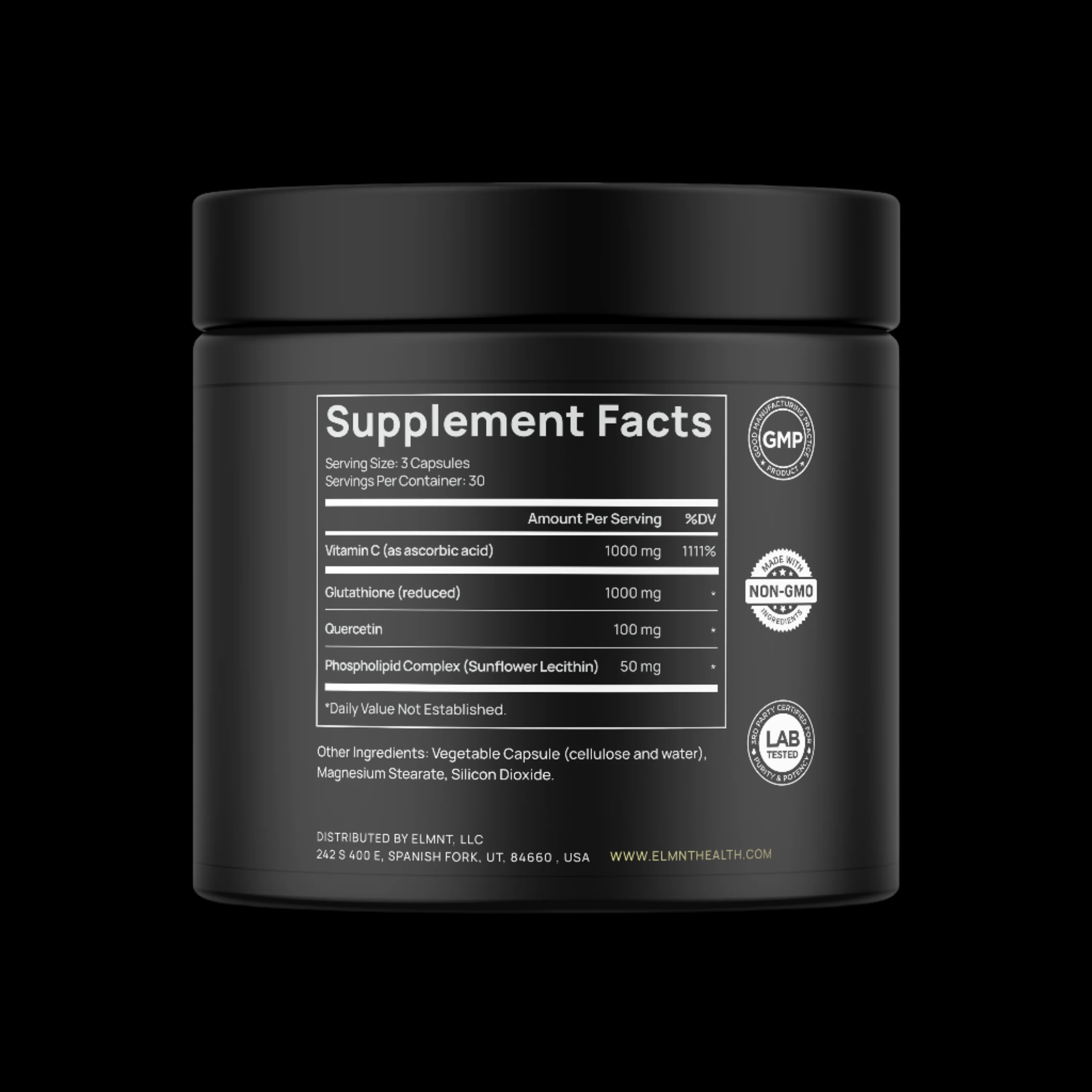 2150mg Super Liposomal Glutathione Supplement w. Vitamin C, Quercetin & Pure L Glutathione 2000mg