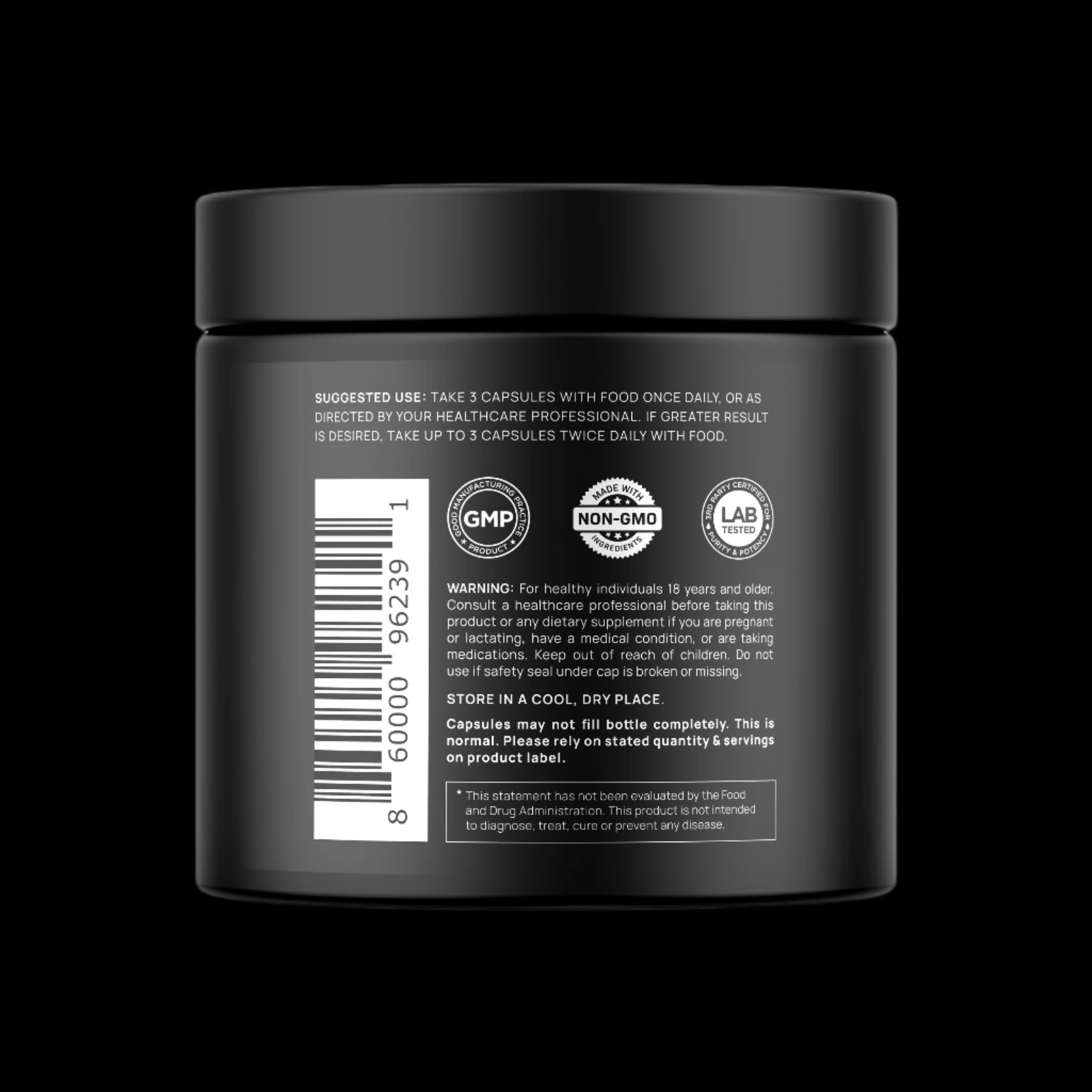 200x Strength Tongkat Ali for Men w. Fadogia Agrestis Extract - 10% Eurycomanone Longjack Highest Potency Fadogia Agrestis Tongkat Ali Supplement=