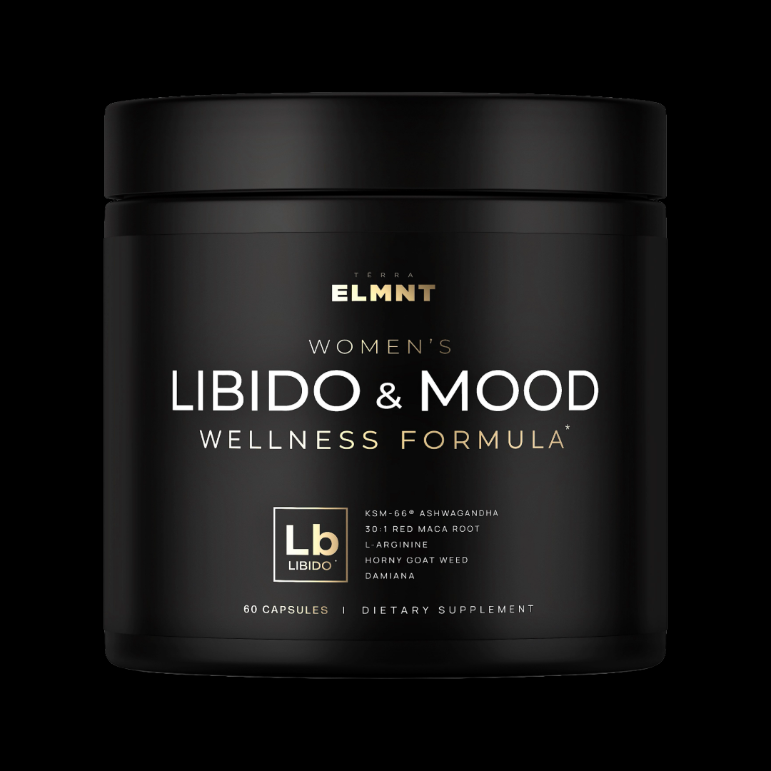 1,450mg Libido Booster for Women w. 30x Strength Red Maca Root, KSM66 Ashwagandha, Horny Goat Weed & Damiana