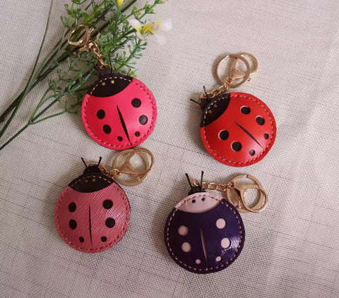VW Beetles Ladybug Keychain