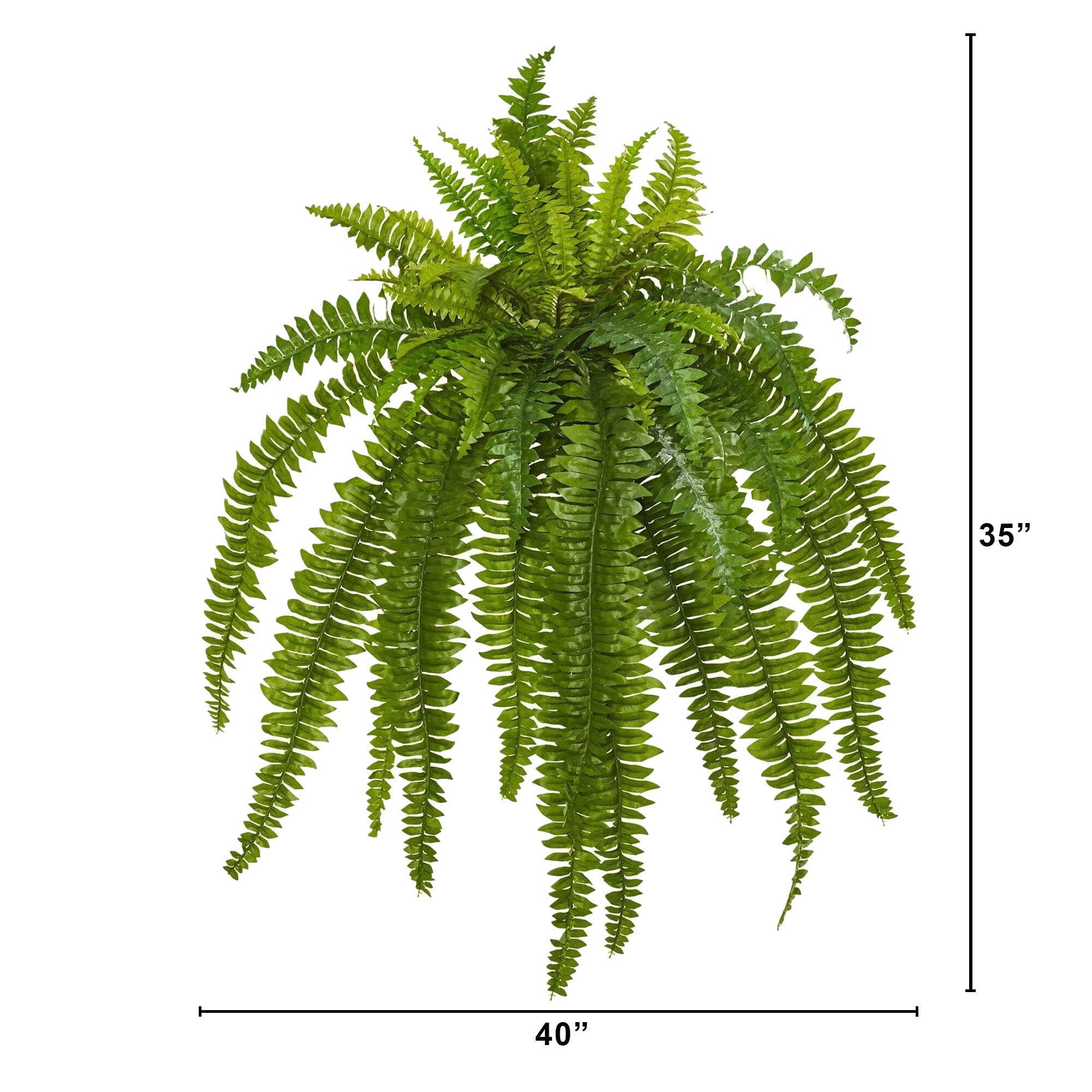 35” Boston Fern Artificial Plant (Set of 2)