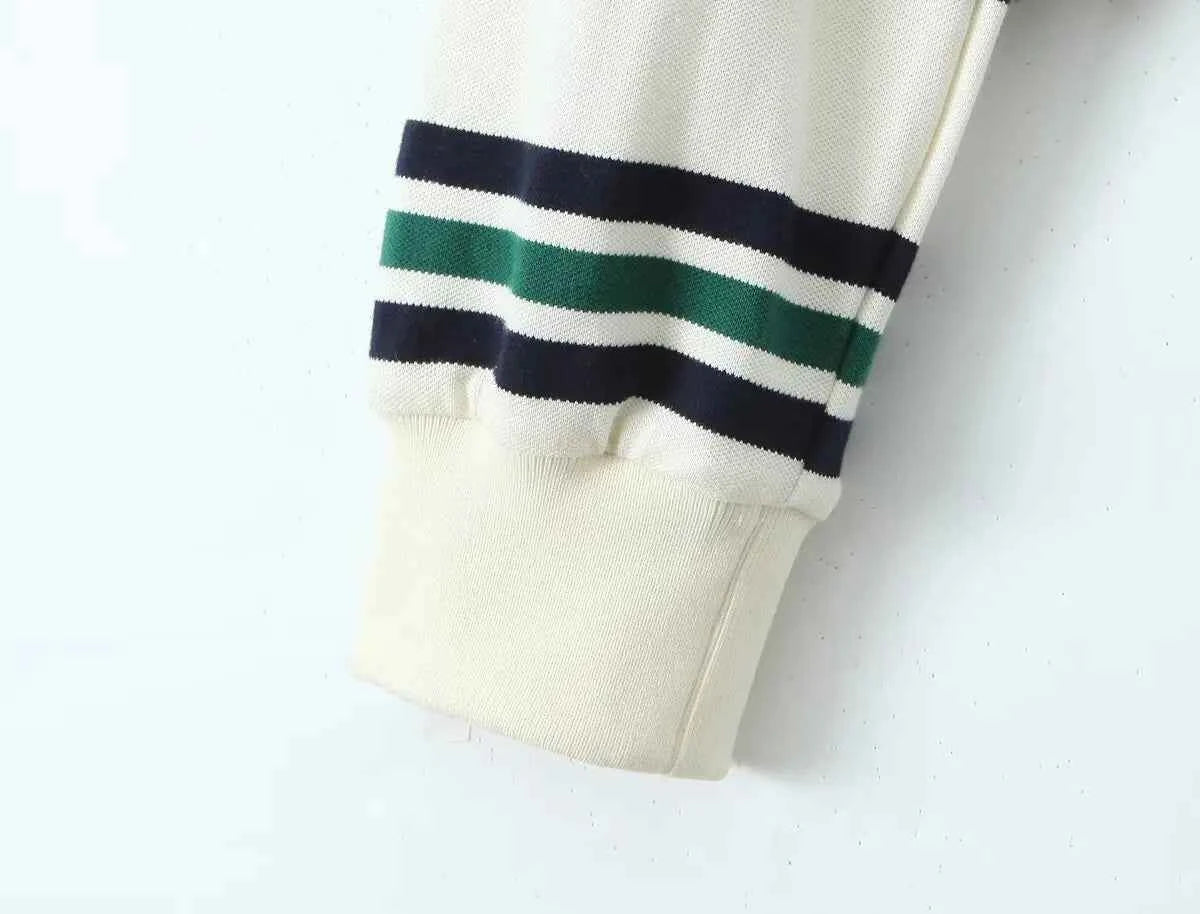Women's Striped Polo Shirt 
