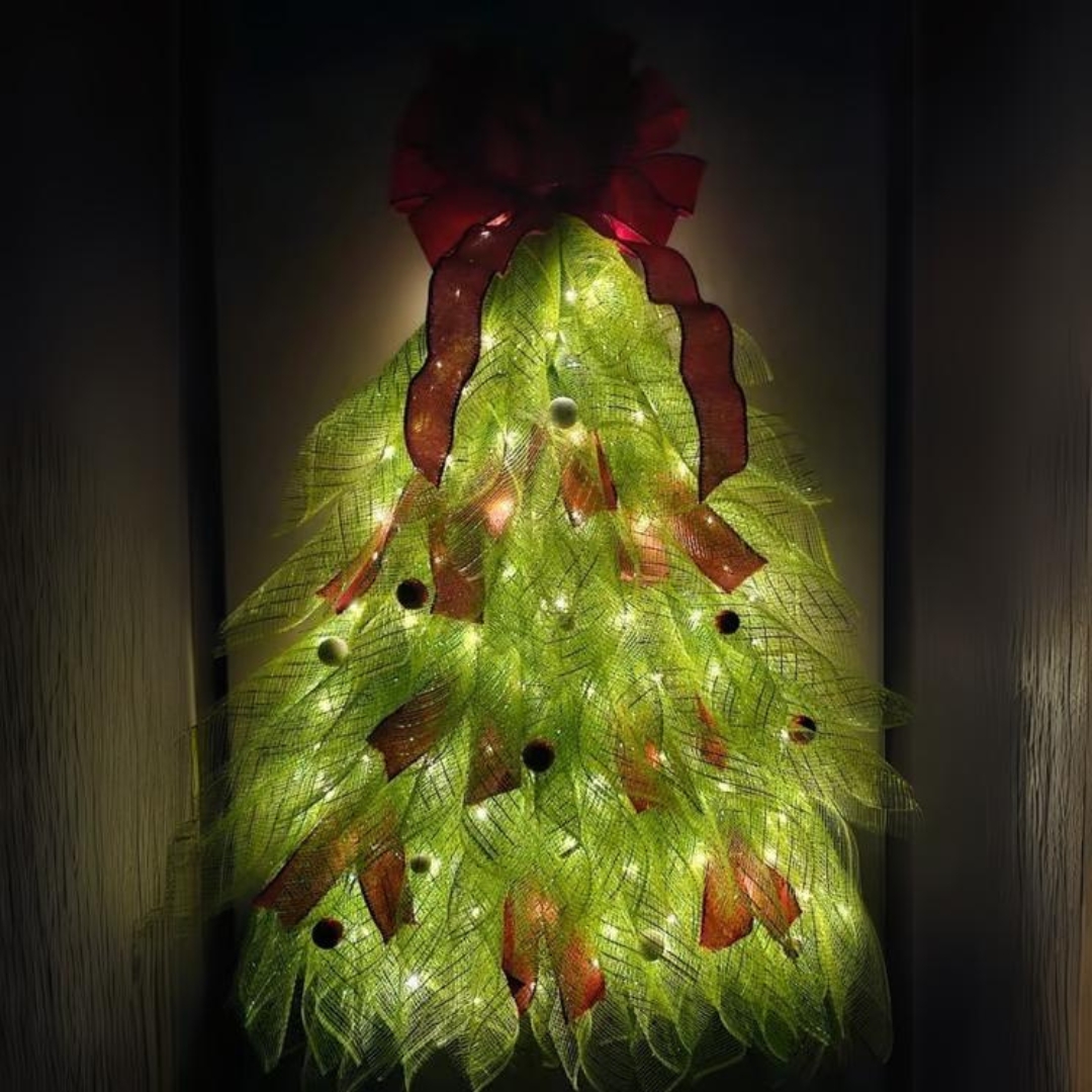 🎄Handmade Christmas Tree Wreath for Front Door