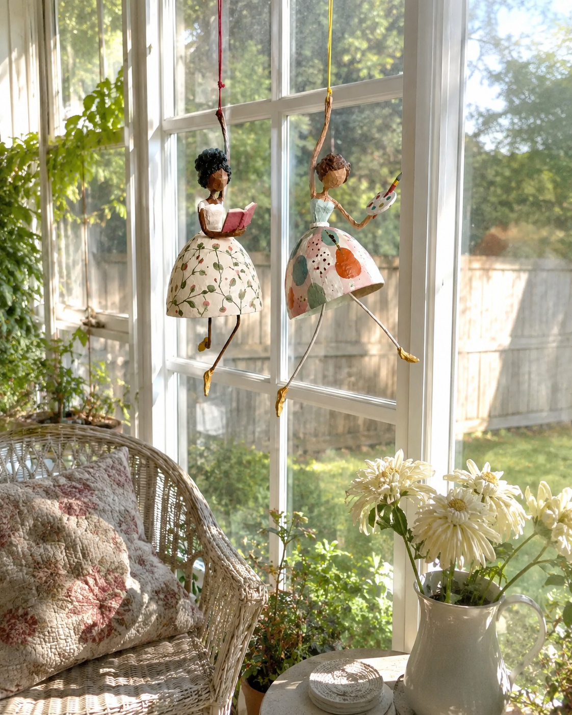 💃✨Let Your Decor Dance! 🌸Whimsical Dancing Lady Hanging Ornament