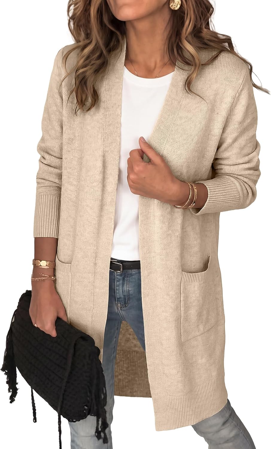 Women's Lightweight Long Cardigan Sweaters 2026 Fall Outfits