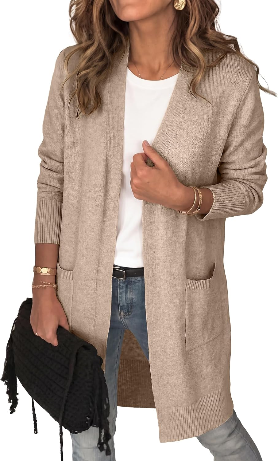 Women's Lightweight Long Cardigan Sweaters 2026 Fall Outfits