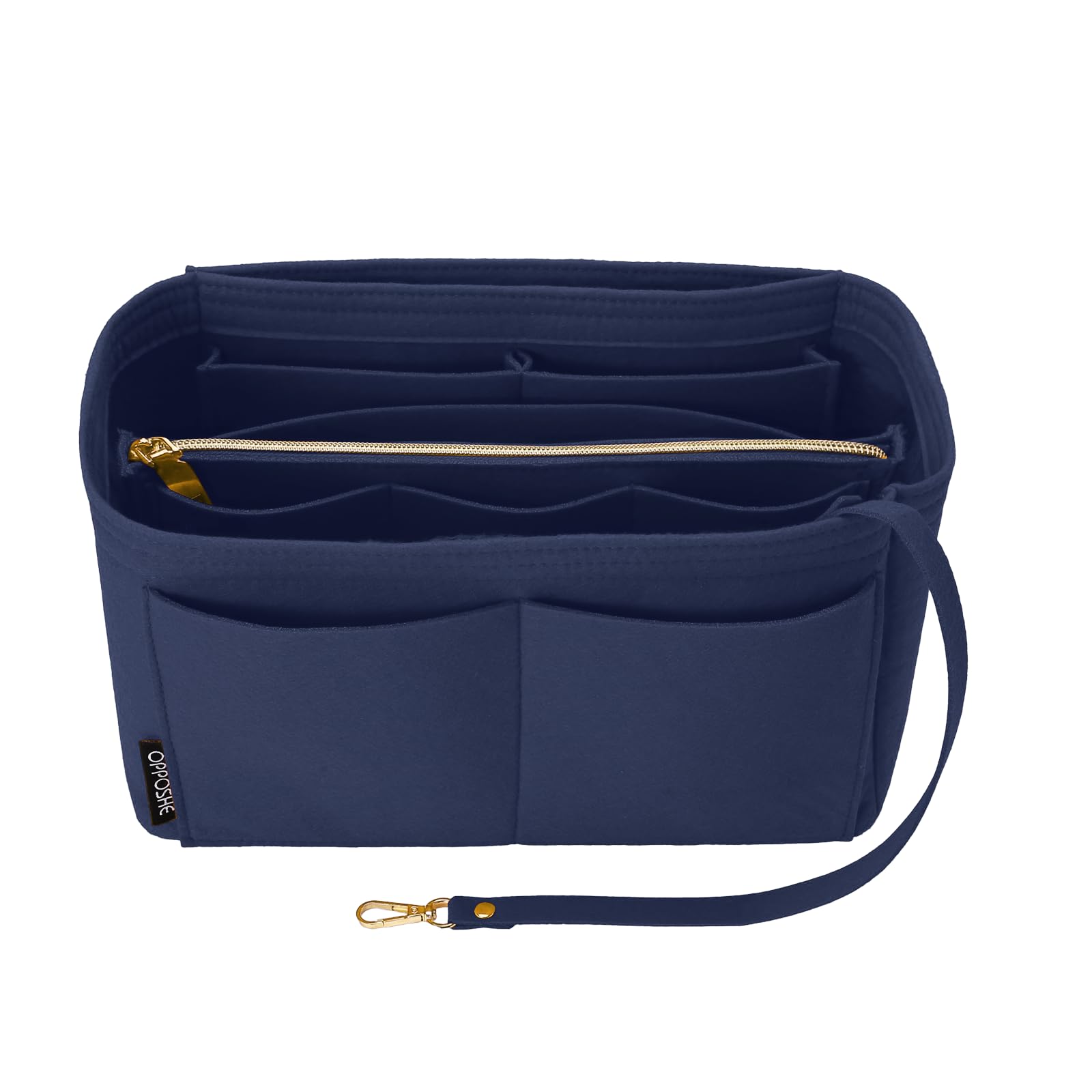 OPPOSHE Purse Organizer Insert, Softened Felt Bag Organizer Insert for Tote