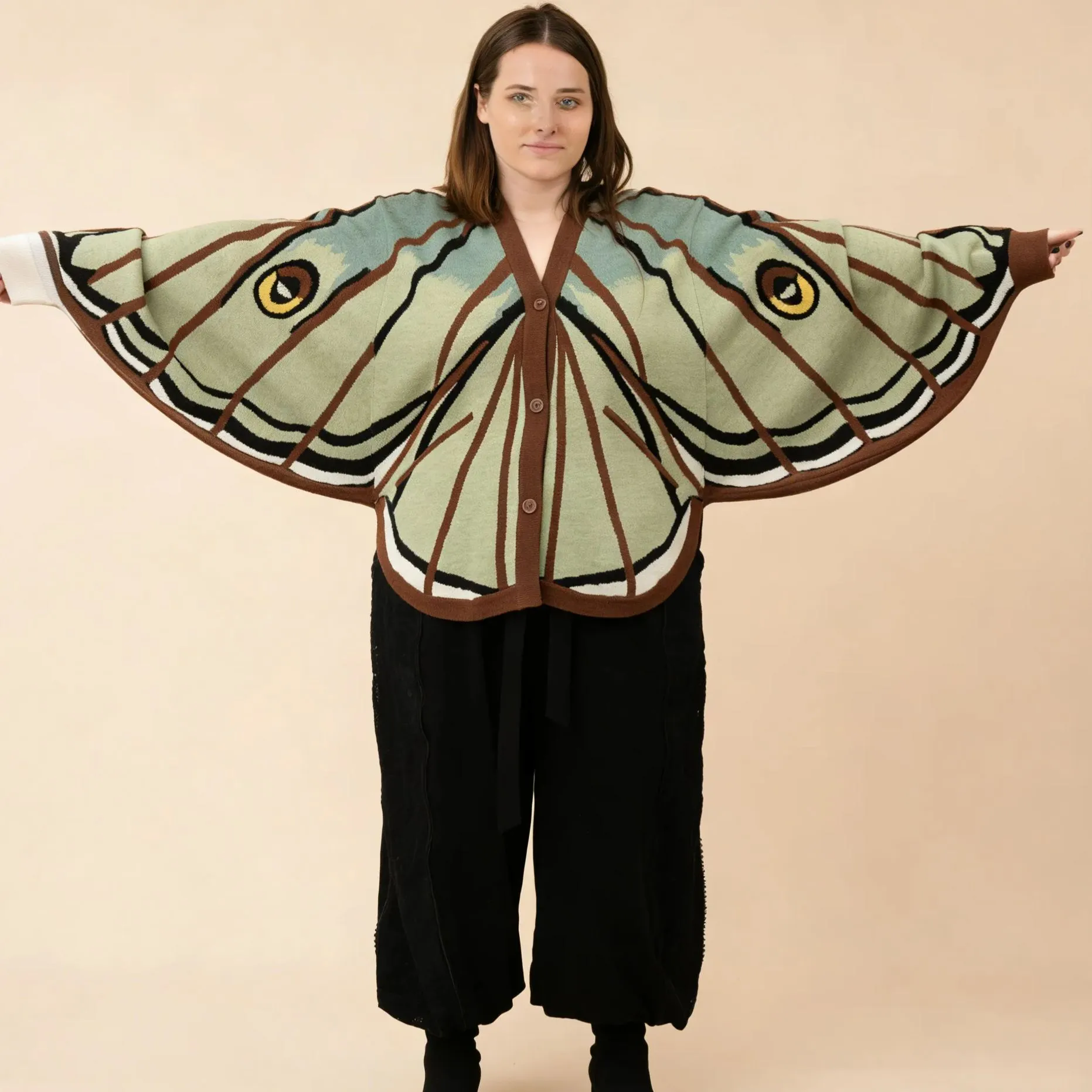 Spanish Moon Moth Cardigan
