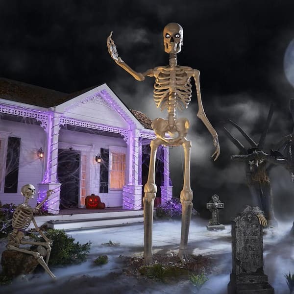 Grave & Bones Giant-Sized Skelly with LifeEyes™ LCD Eyes H5