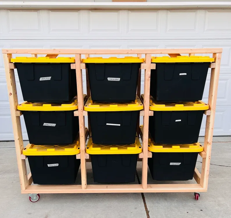 🔥Today's Online Clearance Specials ✨Mobile 27-Gal Storage Bin Kit (Includes Bins)