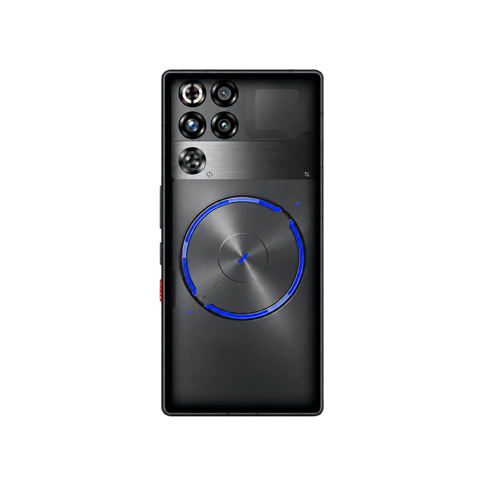 Nightfreeze black smartphone rear view