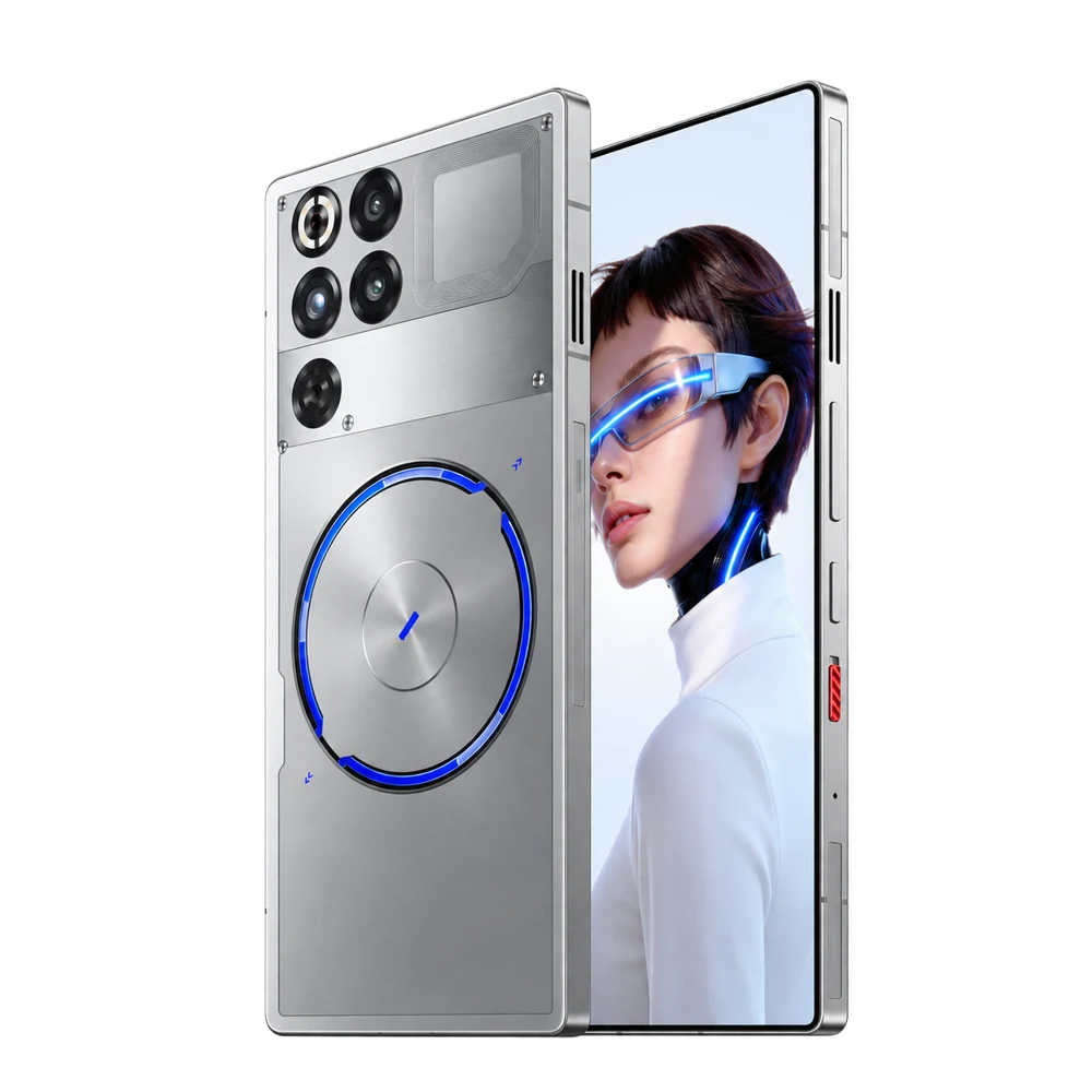 Subzero white smartphone with full screen display