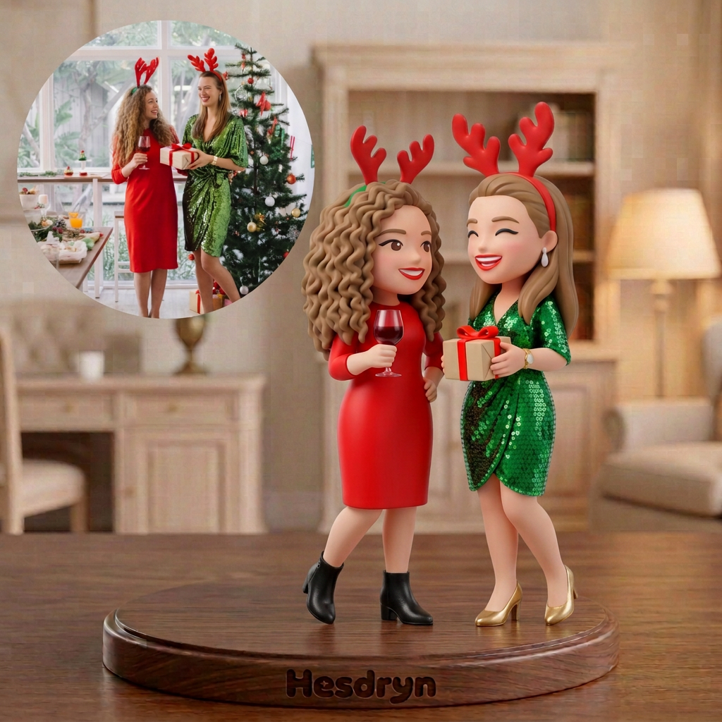 Hesdryn Custom Chibi Style 3D Personalized Action Figure Statue Figurine