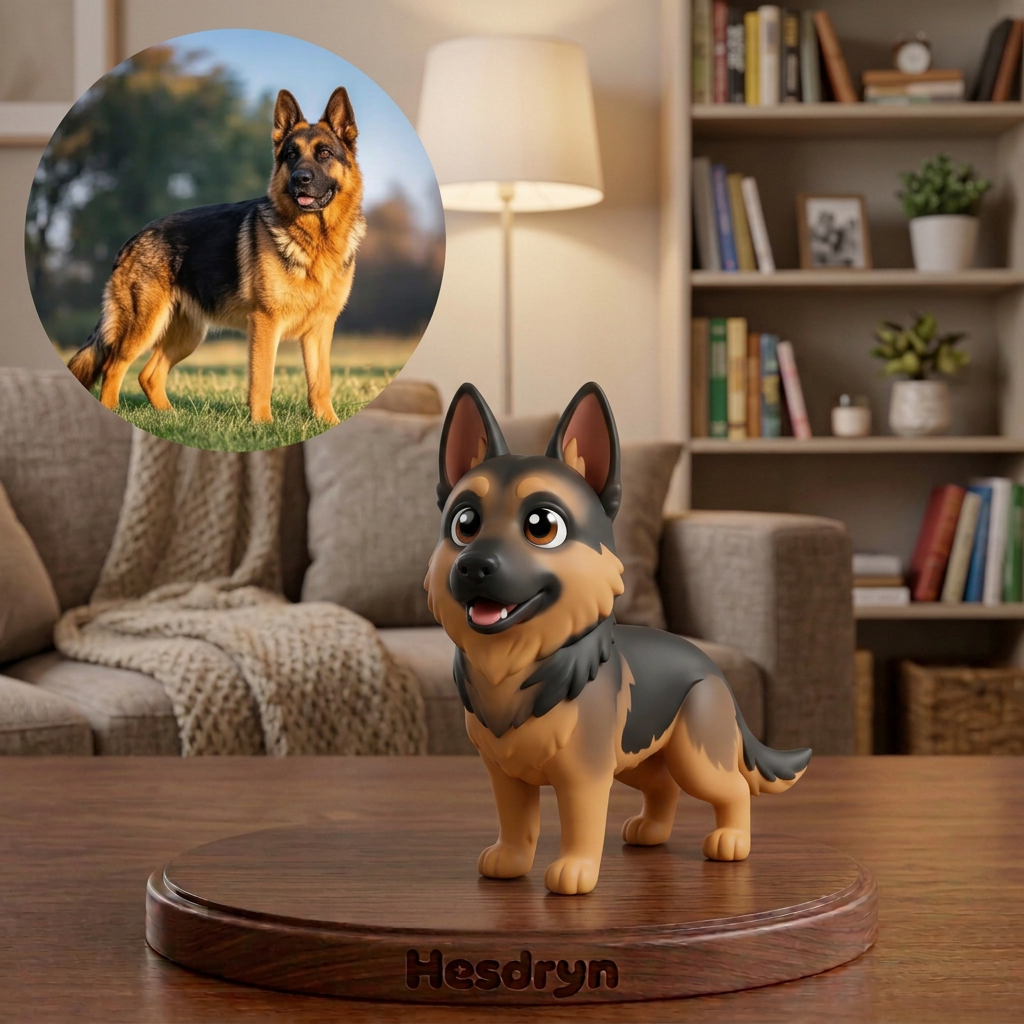 Hesdryn Custom Chibi Style 3D Personalized Action Figure Statue Figurine