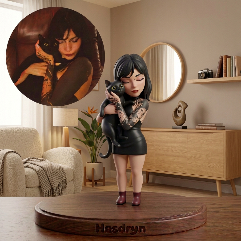 Hesdryn Custom Chibi Style 3D Personalized Action Figure Statue Figurine